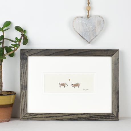 Pigs in Love bespoke Print