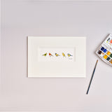 Garden Birds bespoke print - small