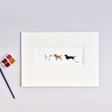 3 Small Dogs bespoke Print