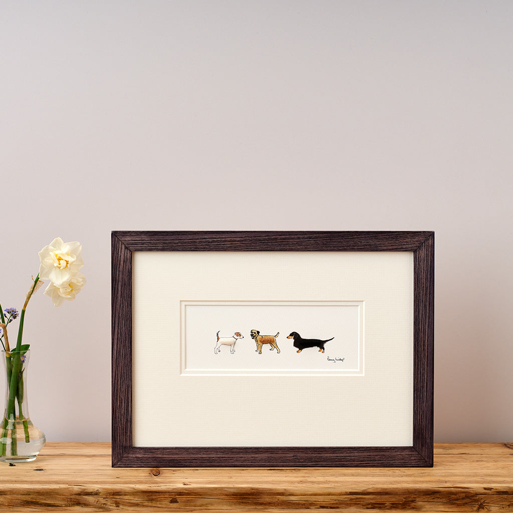 3 Small Dogs bespoke Print