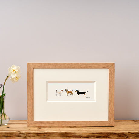 3 Small Dogs bespoke Print