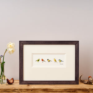 Garden Birds bespoke print - small