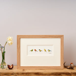 Garden Birds bespoke print - small