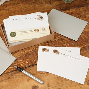 Koala & Wombat notecards, Boxed set of 10