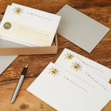 Bee Notecards, Boxed Set of 10