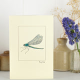 Dragonfly greetings card