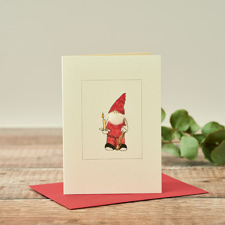 Gnome Christmas card