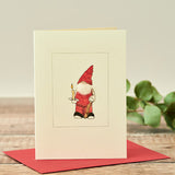 Gnome Christmas card