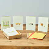 Boxed Set of 5 Chicken greetings cards