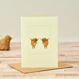 Highland Cows card