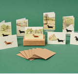 Boxed Collection of Mini Dachshund Cards - 8 cards