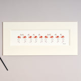 Flamingos print - Long