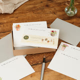 Flower Notecards, Boxed set of 10