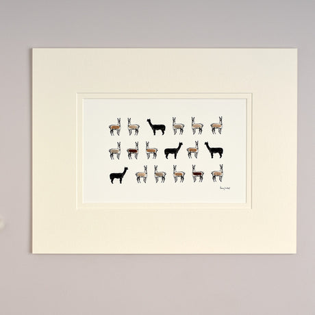 Alpacas Limited Edition Print