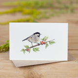 Mini Coal Tit card