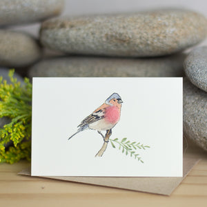 Mini Chaffinch card