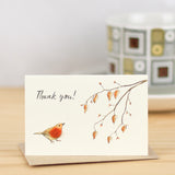 Mini Robin Thank You card