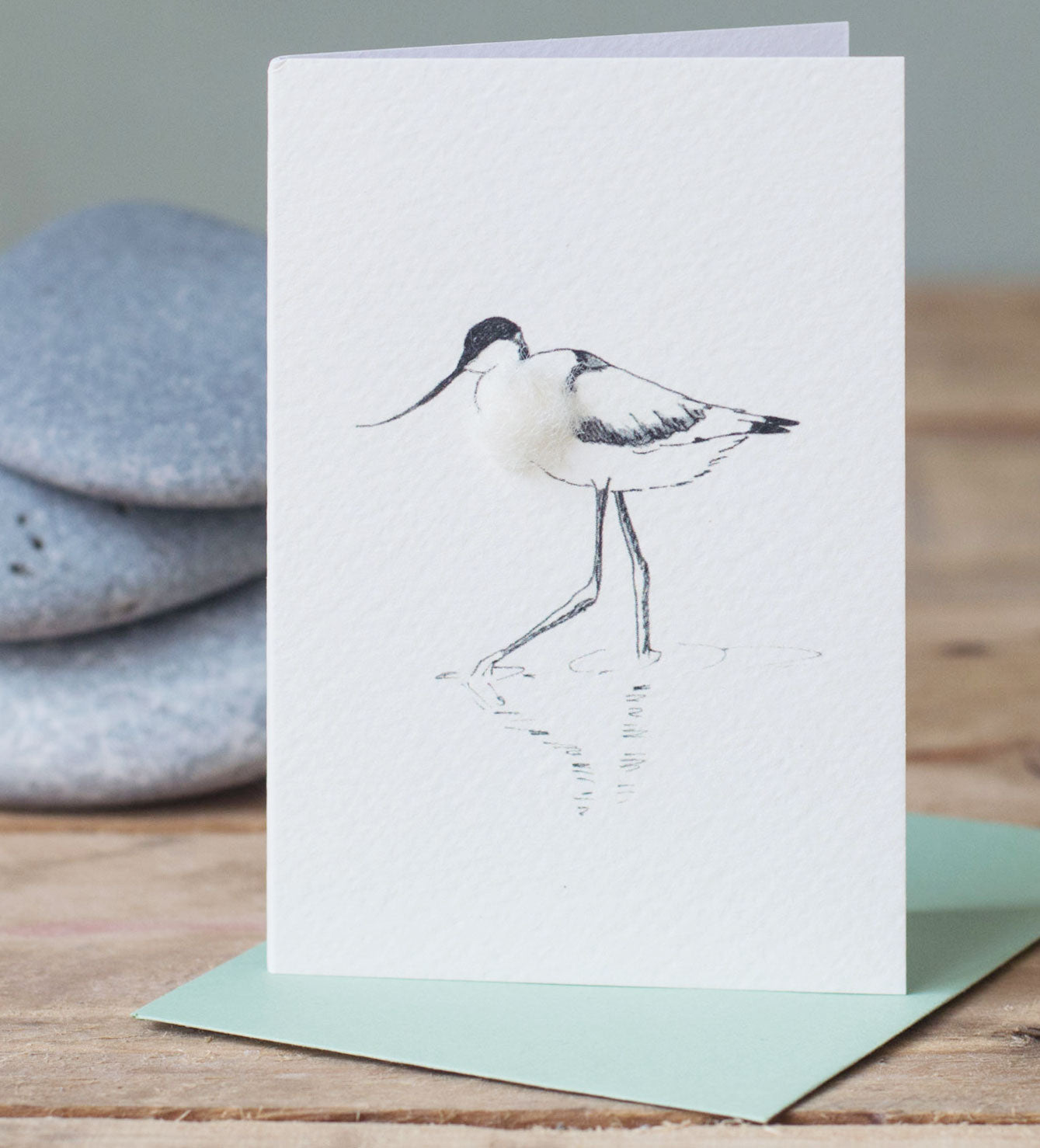 Mini Avocet card