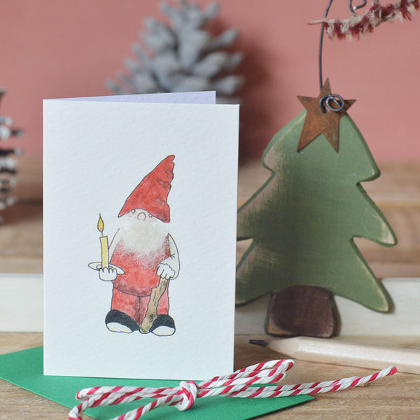 Mini Christmas Gnome card