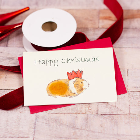 Mini Guinea Pig Christmas card