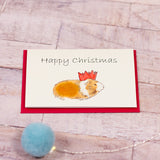 Mini Guinea Pig Christmas card