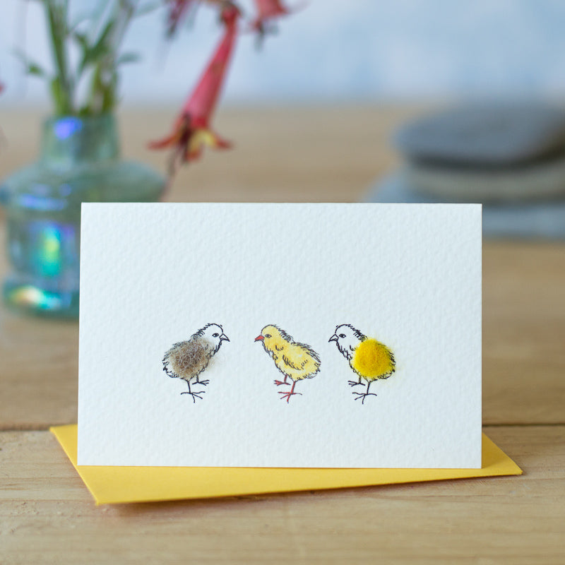 Mini 3 Chicks card – Papersheep