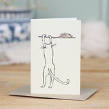 Mini Cat & Mouse card