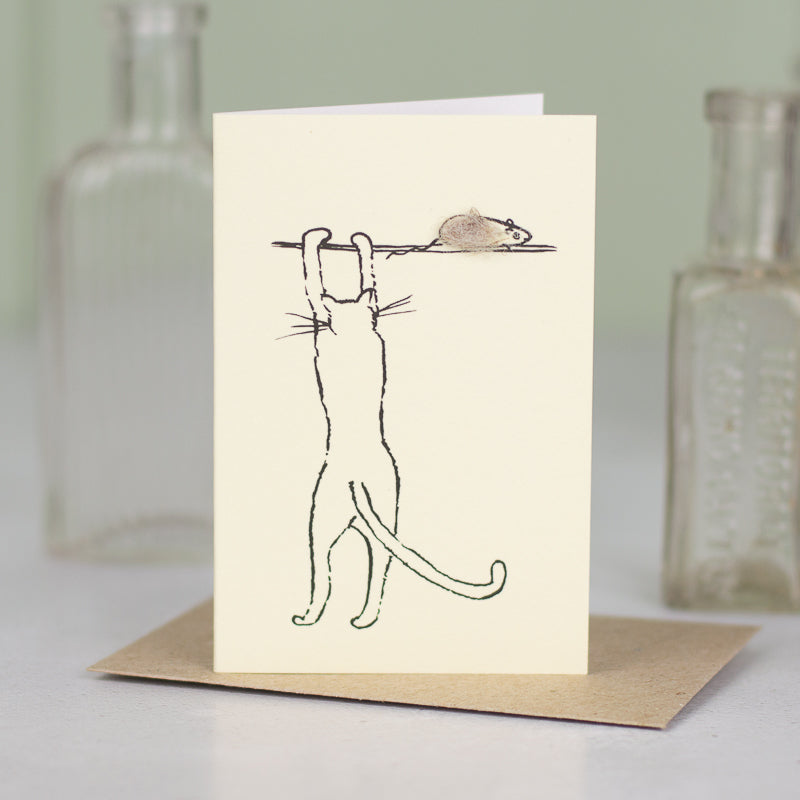 Mini Cat & Mouse card