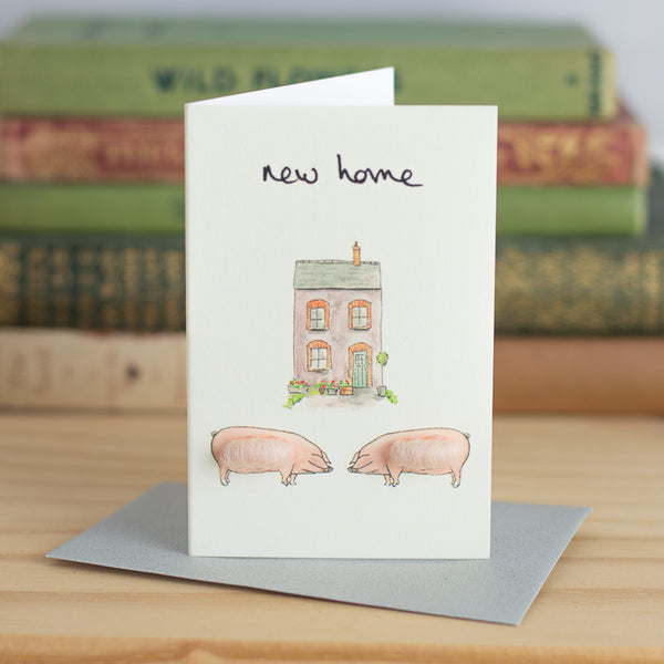Mini New Home pig card