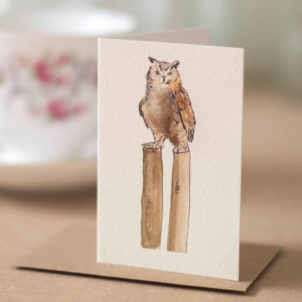 Mini Eagle Owl card