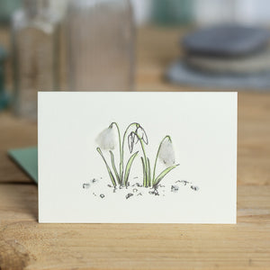 Mini Snowdrop card