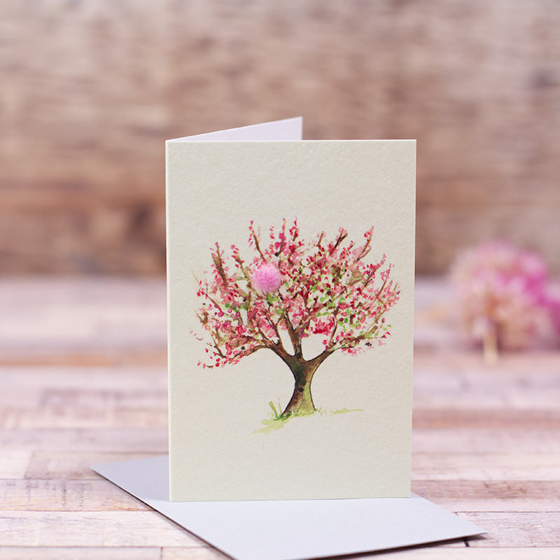 Mini Apple blossom card