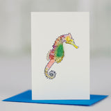 Mini Seahorse card