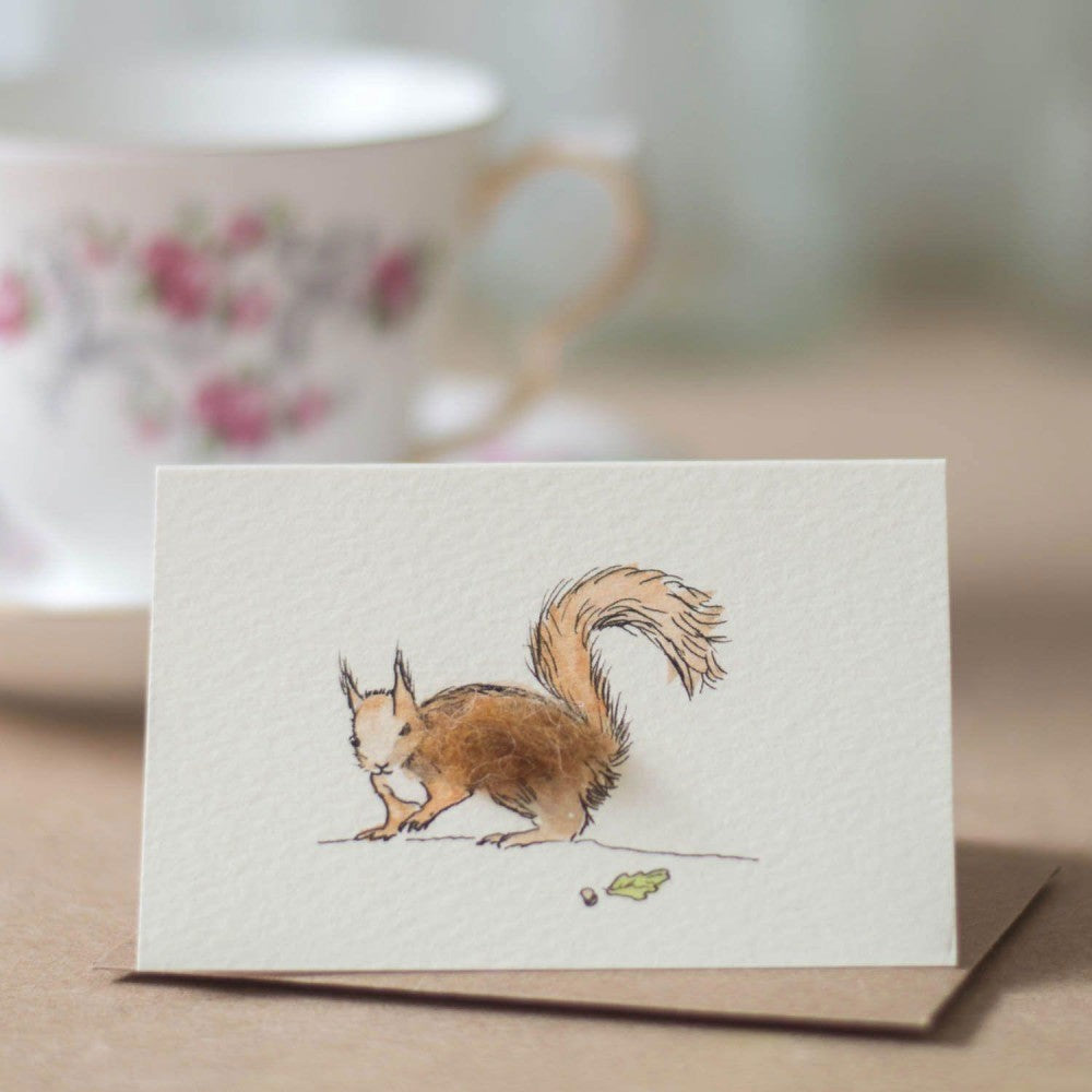Mini Squirrel card – Papersheep