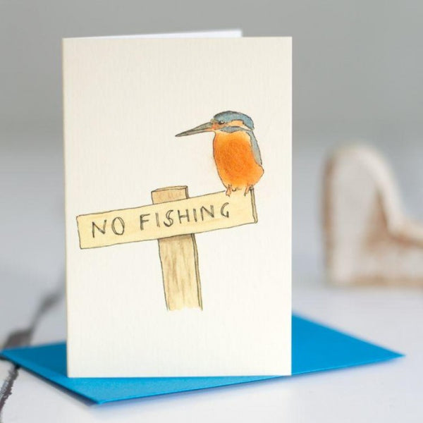 Mini Kingfisher card