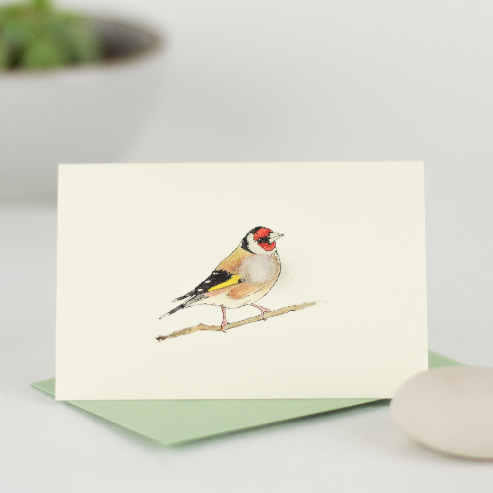 Mini Goldfinch card