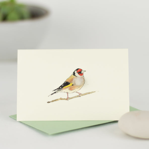 Mini Goldfinch card