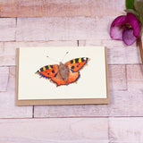 Mini Tortoiseshell Butterfly card