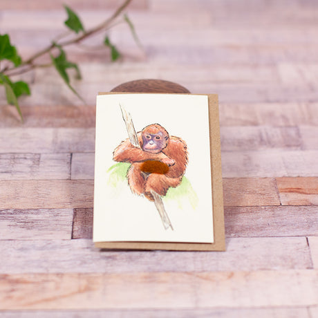 Mini Orangutan card