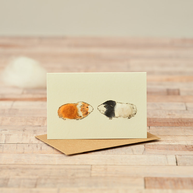 Mini Guinea Pigs Ginger & Black card