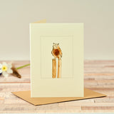 Eagle Owl greetings card