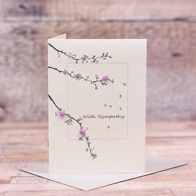 With Sympathy card
