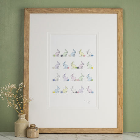 Nursery Rabbits Limited Edition Print