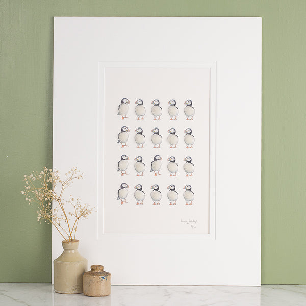 Puffins Limited Edition Print