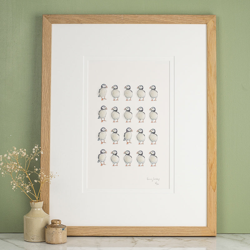 Puffins Limited Edition Print