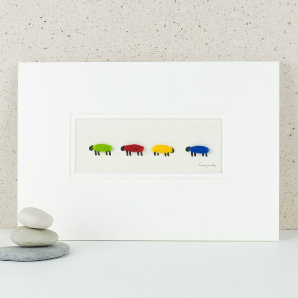 Bright Sheep bespoke Print