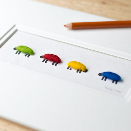 Bright Sheep bespoke Print