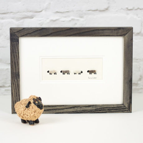 4 Natural Sheep bespoke Print
