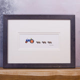 Sheep and Ford tractor bespoke print