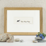 Collie and Sheep bespoke Print